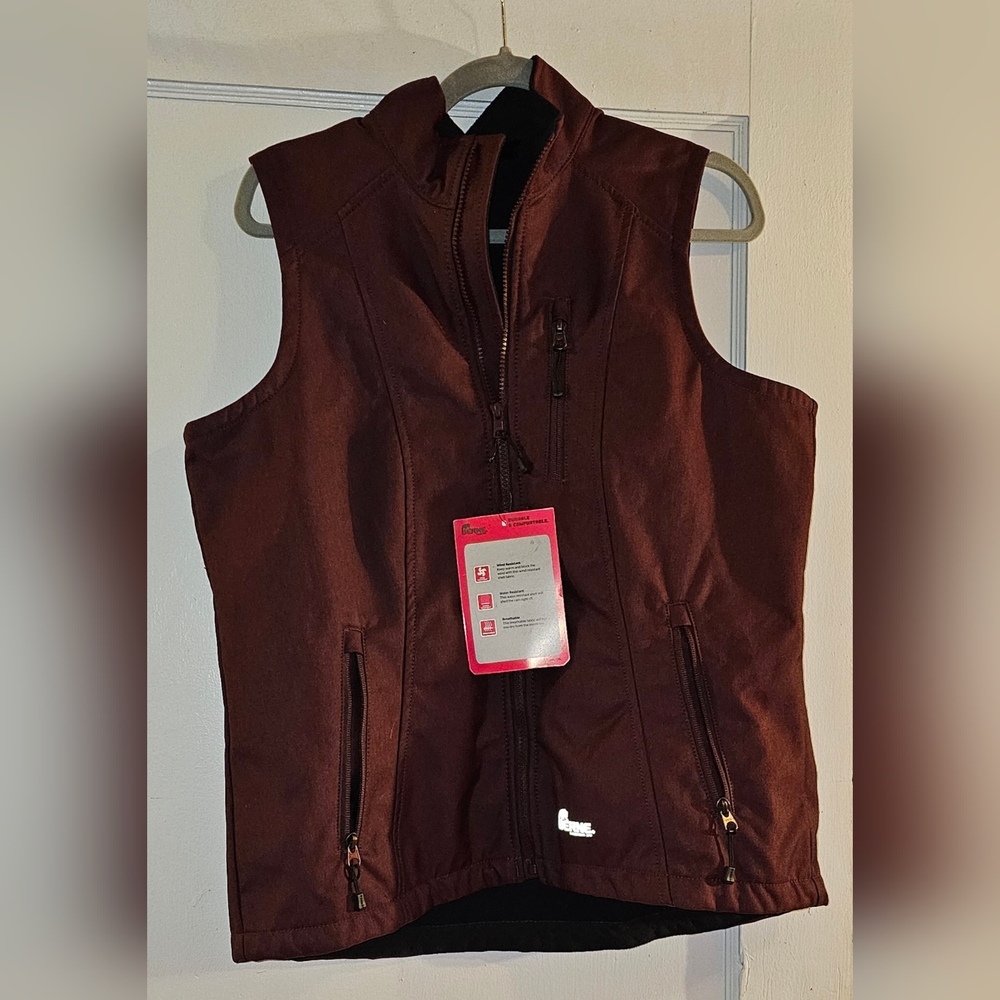 Woman's Small Maroon Berne Vest